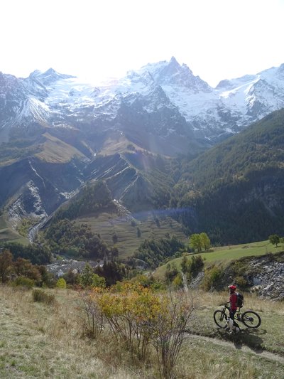 Descente technique sur La Grave